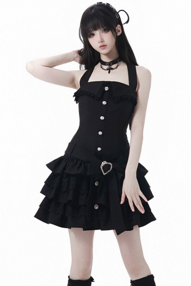 Rose Flower Lace Cardigan + Dress + Corsage