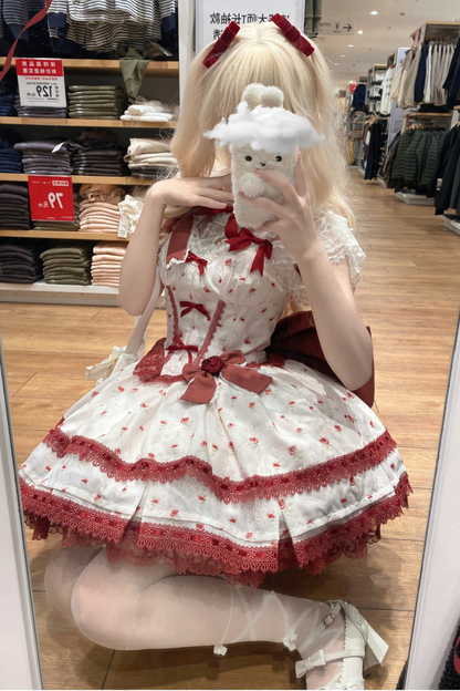 Rose Sweet Pure Princess Dress + Sheer Innerwear