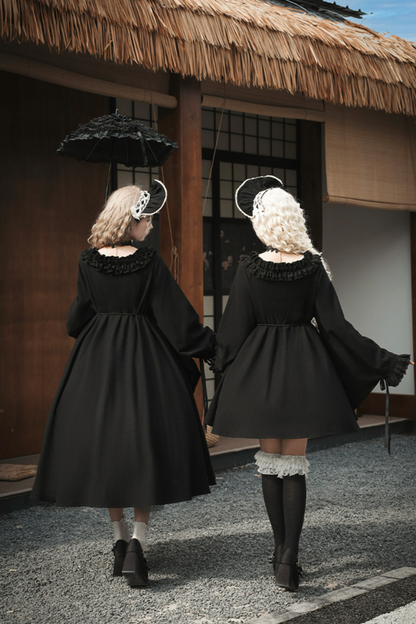 [pre-order] Gothic Doll Lolita Dress + Lolita Apron
