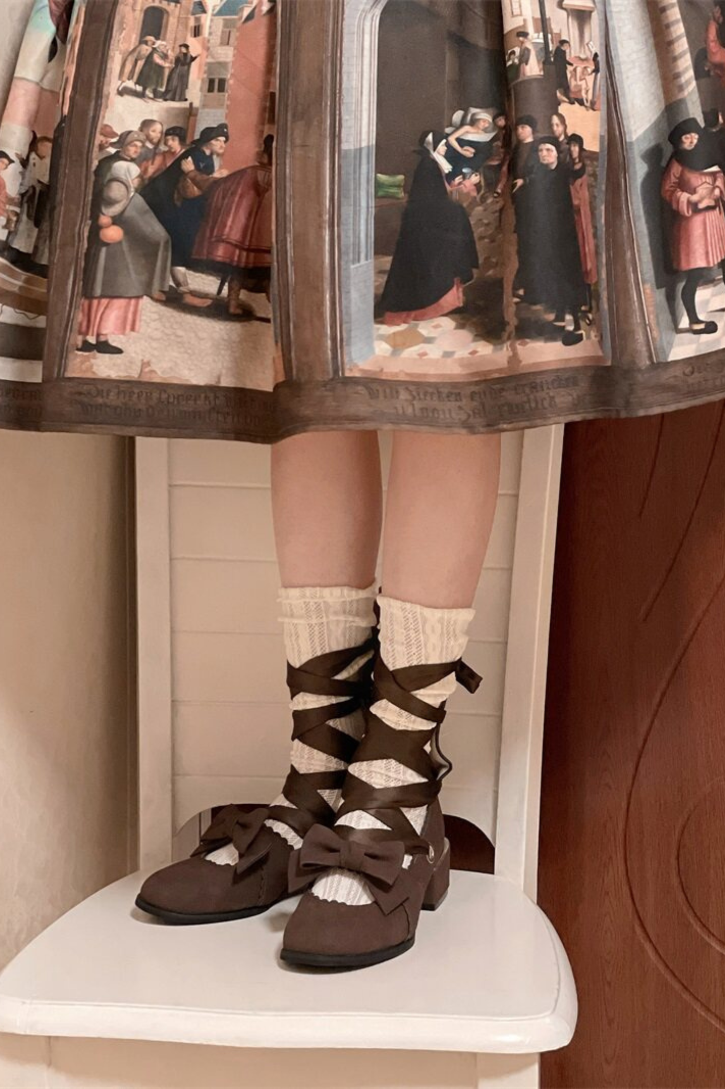 Lace-up Retro Lolita Shoes