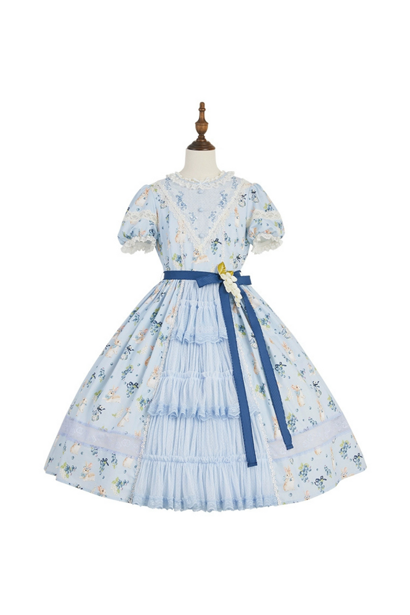 Benny's Blueberry Garden Lolita Jumper Skirt + Dress + Inner Shirt