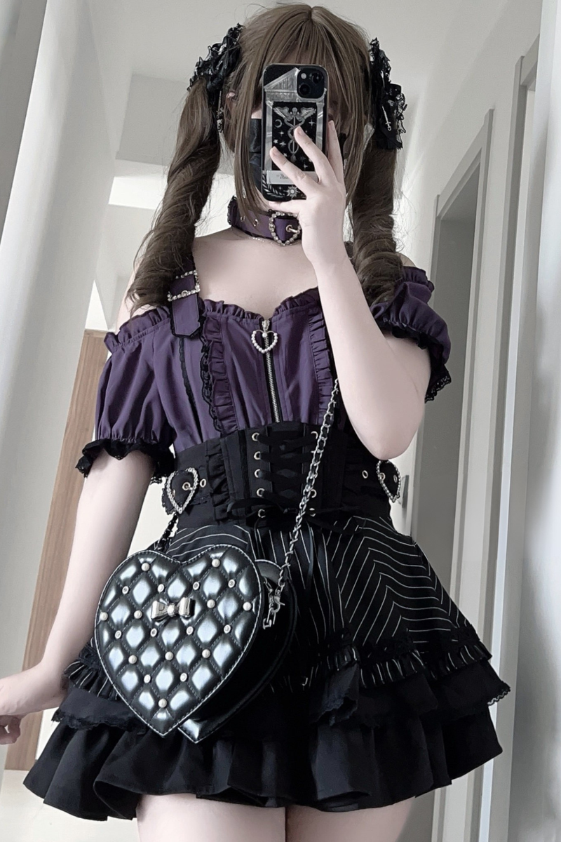 Pearl Quilted Sweetheart Bag