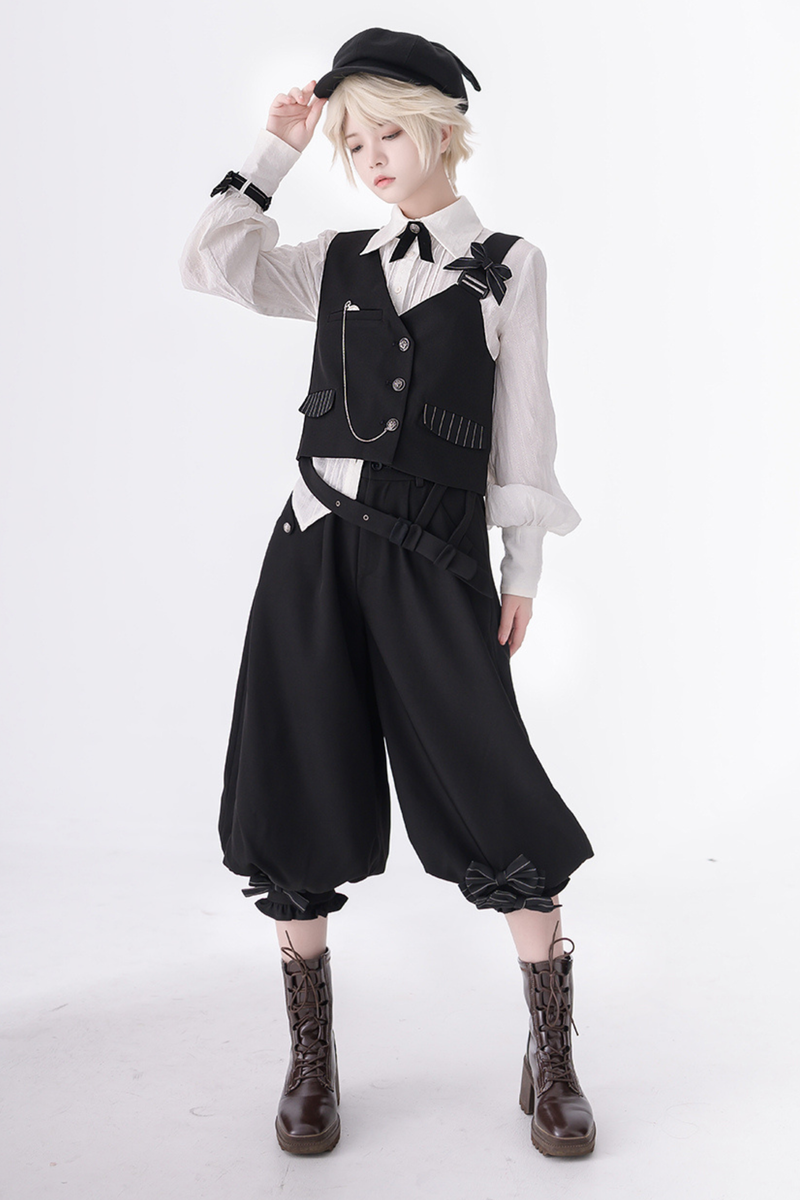 Cool Vest + Shirt + Balloon Pants
