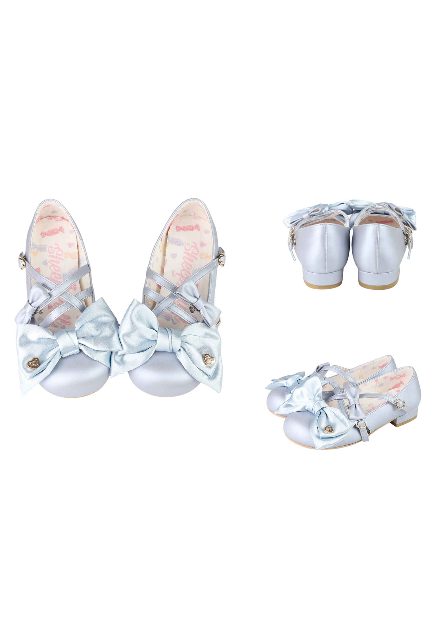 Satin Candy Ribbon Lolita Shoes