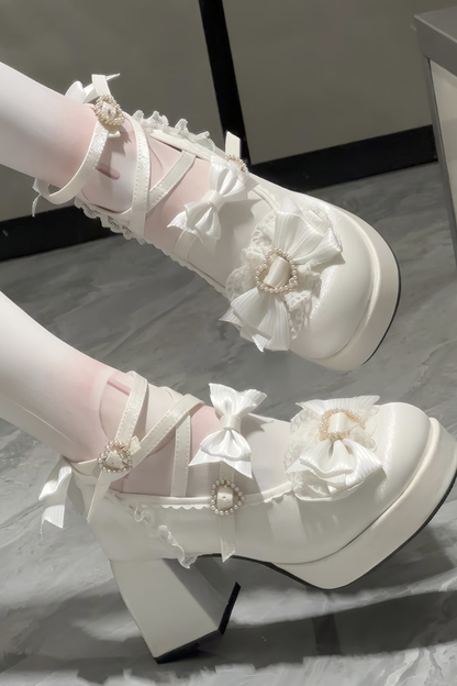 Ribbon Lolita Heels