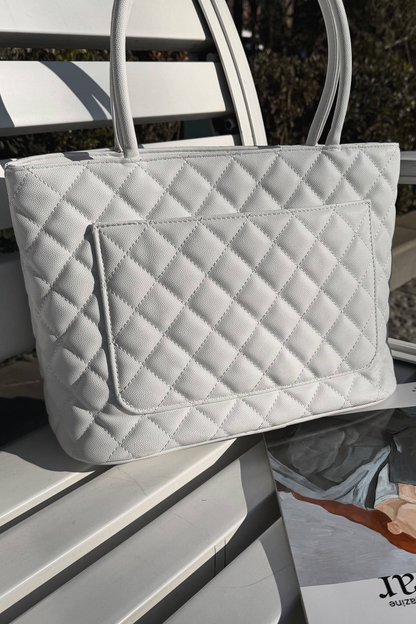 Sweet Quilted Tote Bag