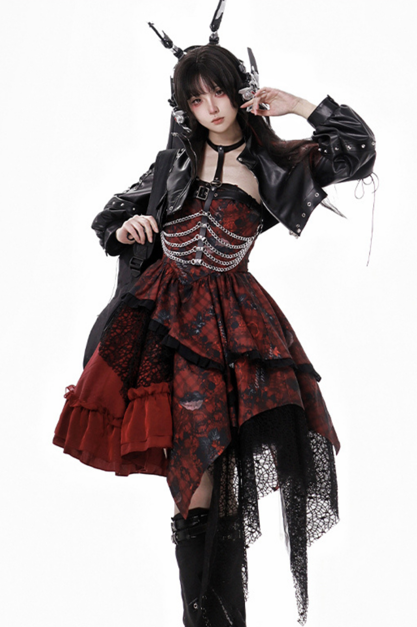 Subculture Dark Gothic Handsome Set