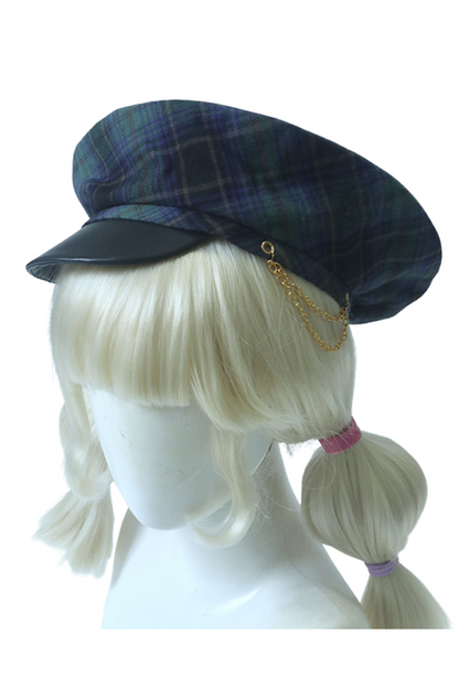 Lolita Prince Blouse + Shorts + Checkered Casquette