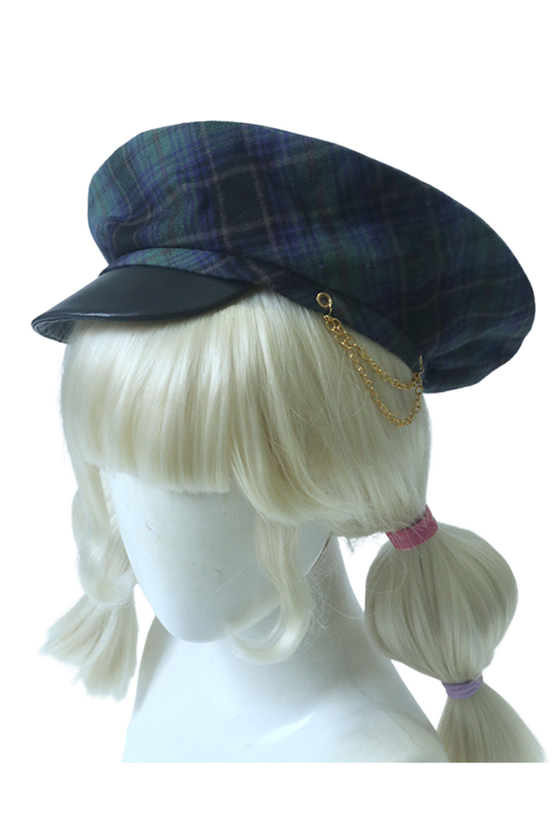Lolita Prince Blouse + Shorts + Checkered Casquette