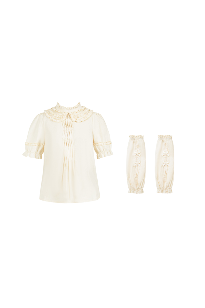 [pre-order] Forest Flower Dress + Suspender Skirt + Blouse + Cardigan + Scarf