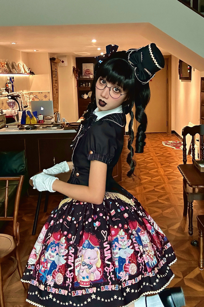 Circus Suspender Lolita Dress + Skirt