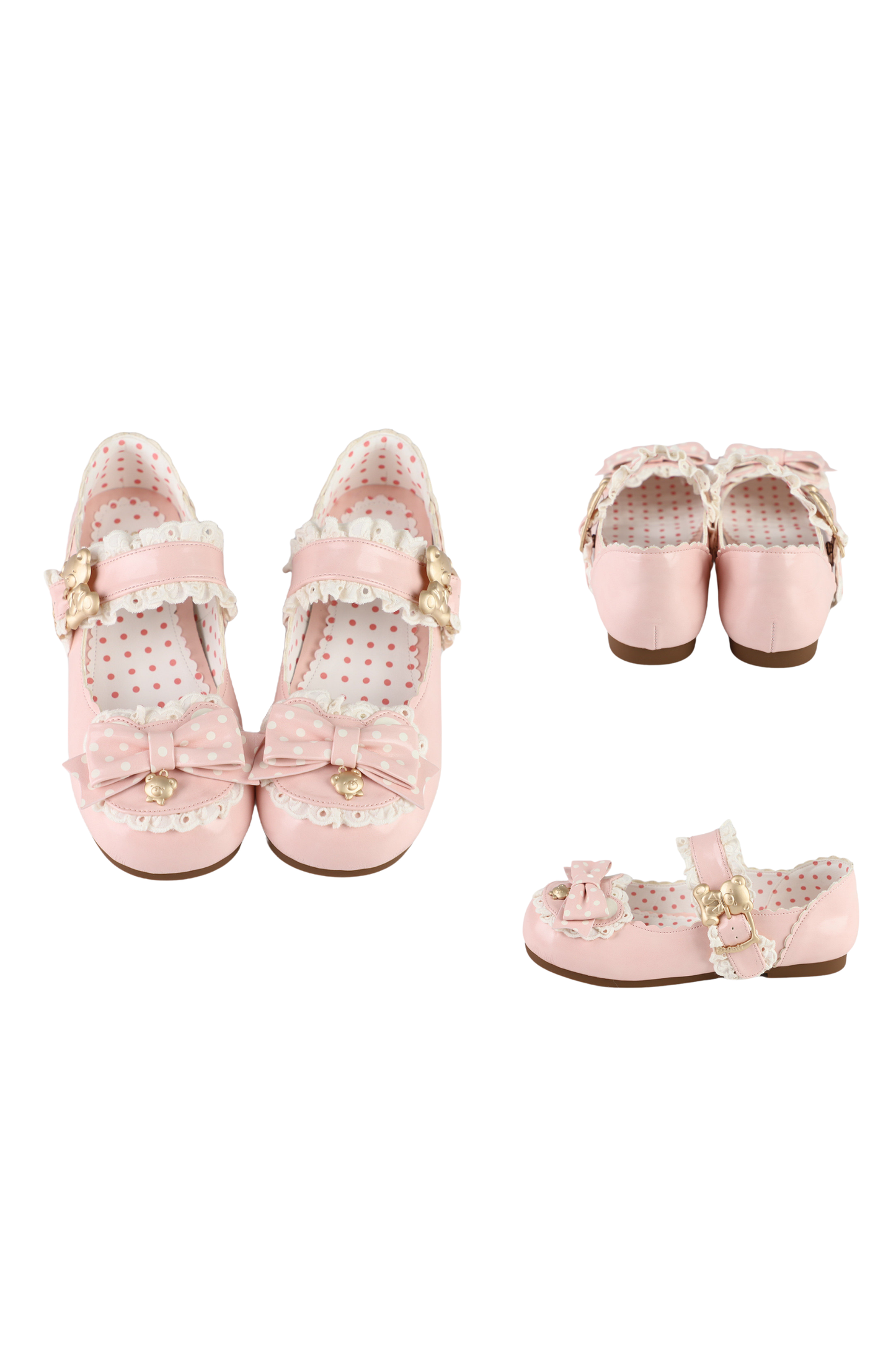 Retro Polka Dot Lolita Shoes