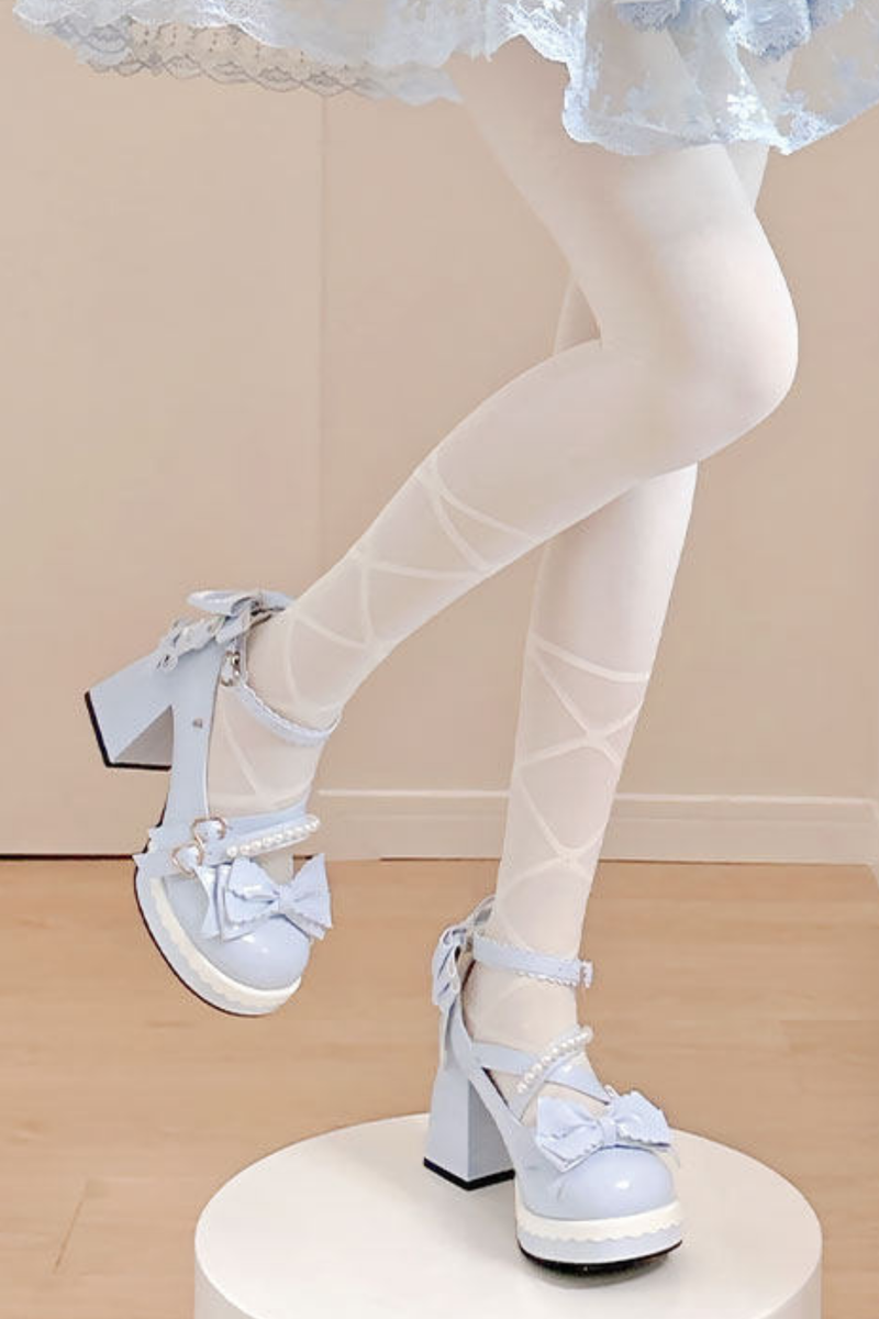 Sweet Ribbon Lolita Heels