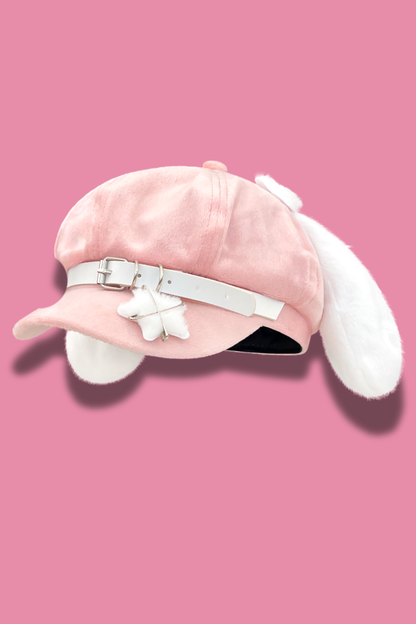 Pink Puppy Ears Beret