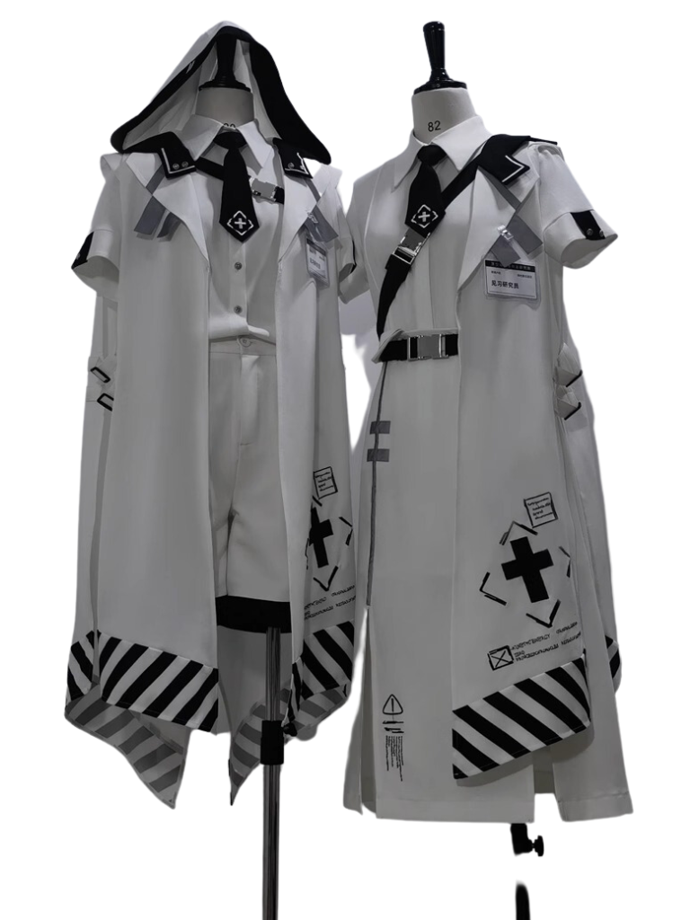 Virtual Military Cool Handsome Shirt Short Pants Cape Set