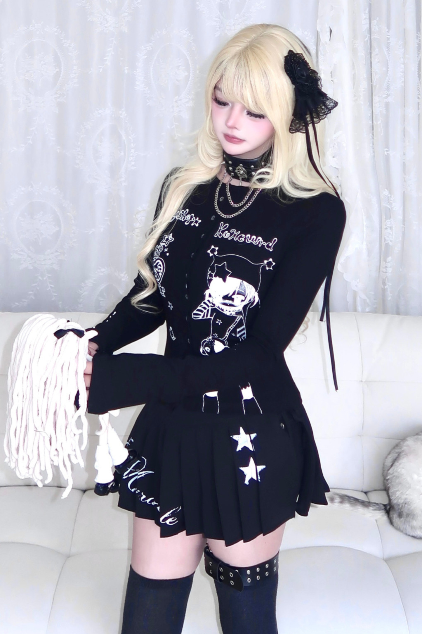 Gothic Girl Slim Slimming Top