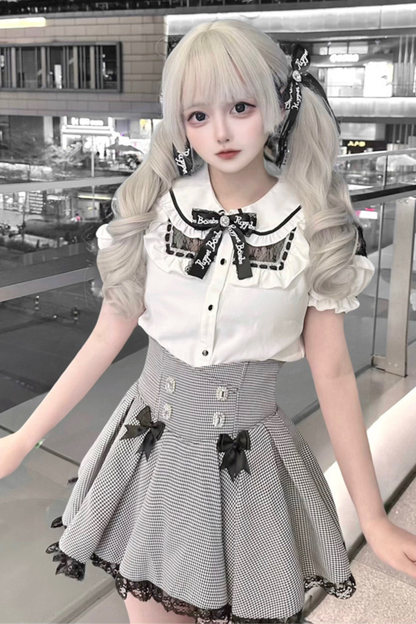 Doll Lace Top + Culottes