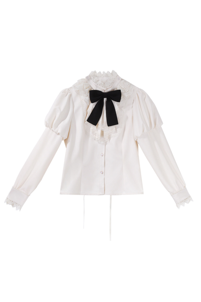 [pre-order] Gothic Dark Suspender Long Dress + Shirt + Jacket