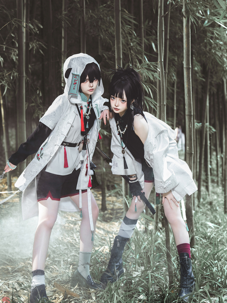 White Chinese-style Prince Lolita Set