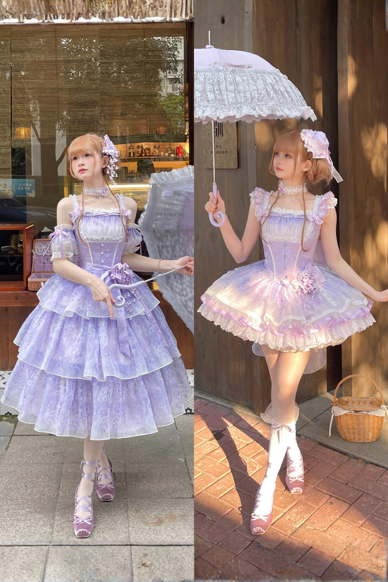 [pre-order] Ballet Style Dress + Hat + Headband + Ribbon Tail