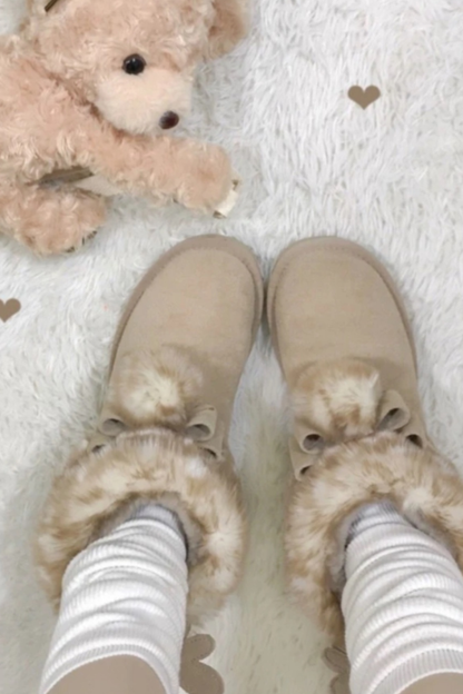 Animal Lolita Fur Boots