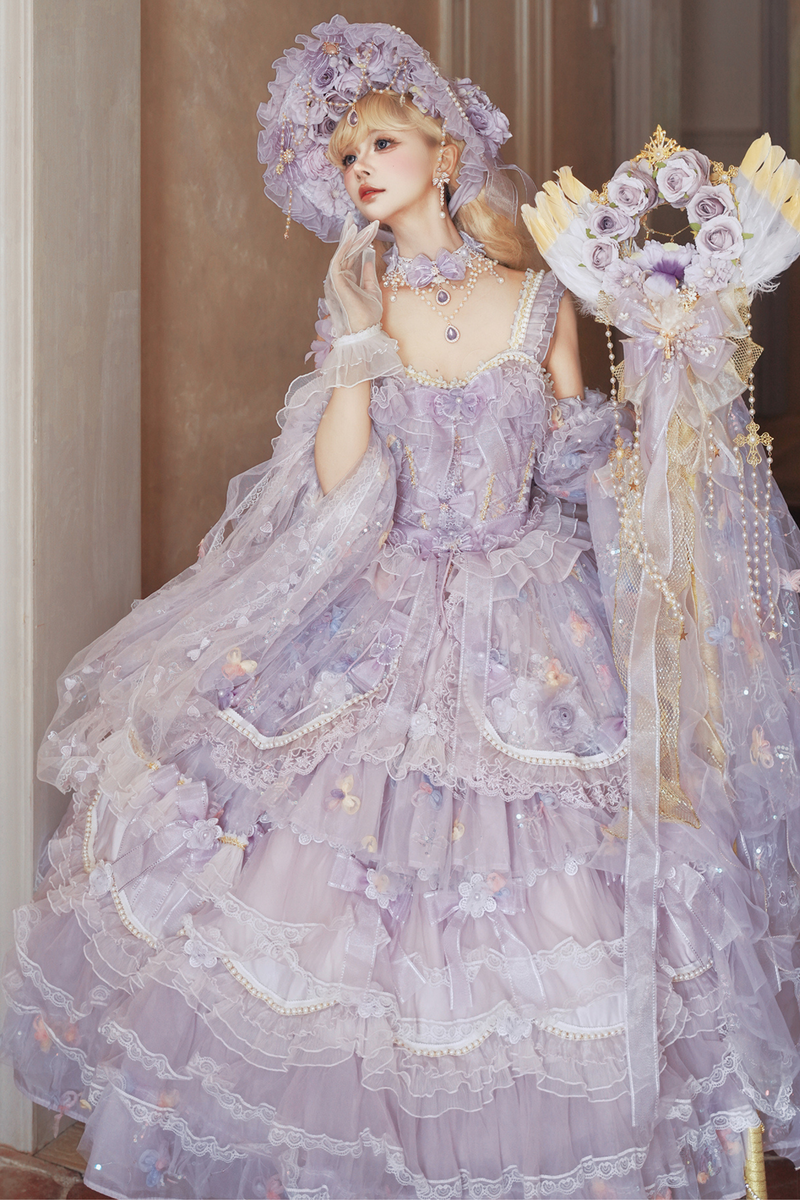 Princess Scepter Lolita Accessories Hat + Necklace + Glove + Scepter
