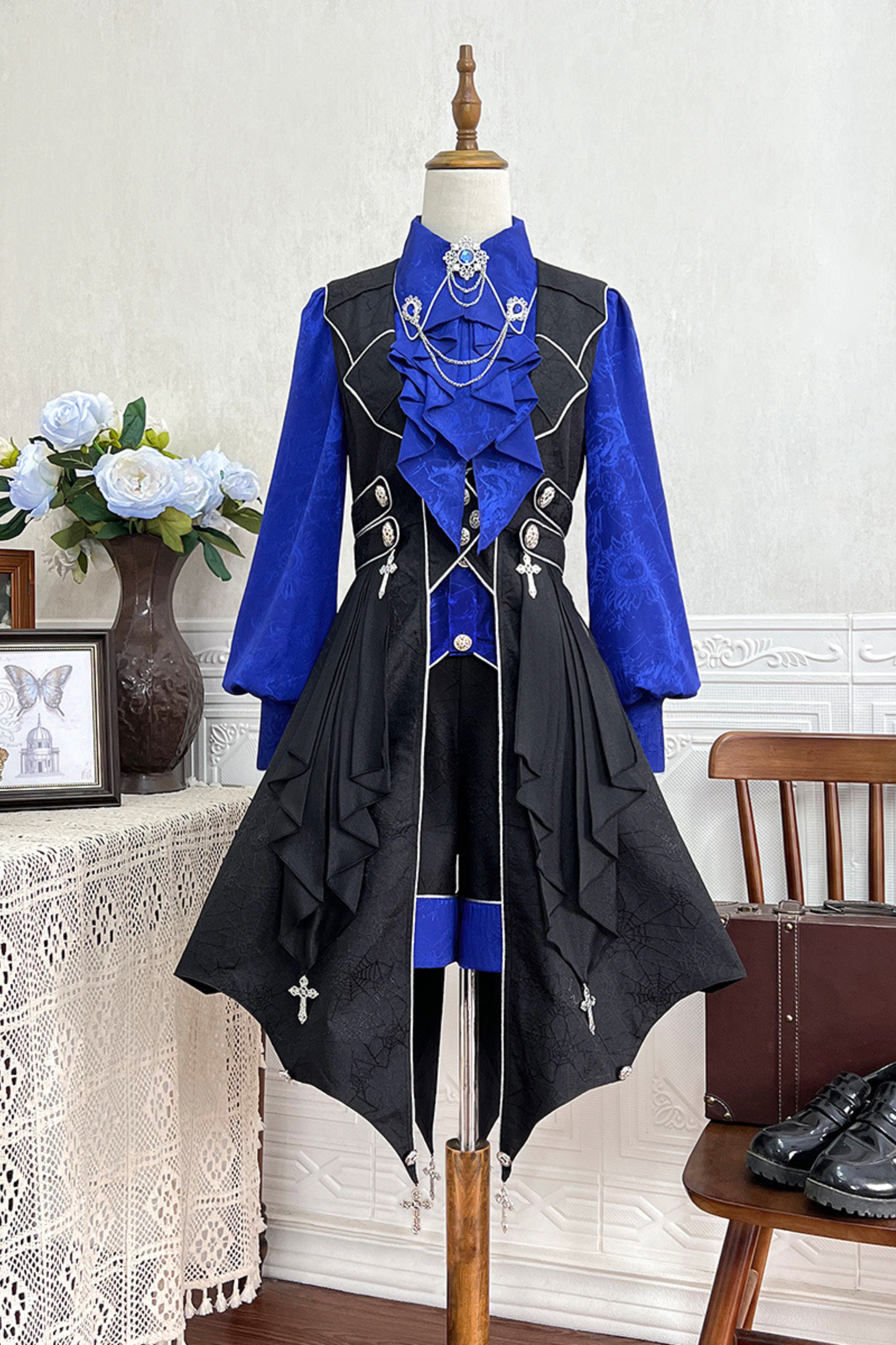 Moonlit Night Shirt + Vest + Shorts