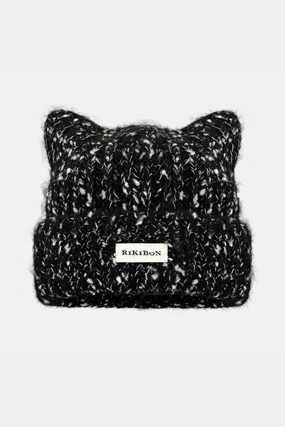 Y2k Cat Ear Knit Hat