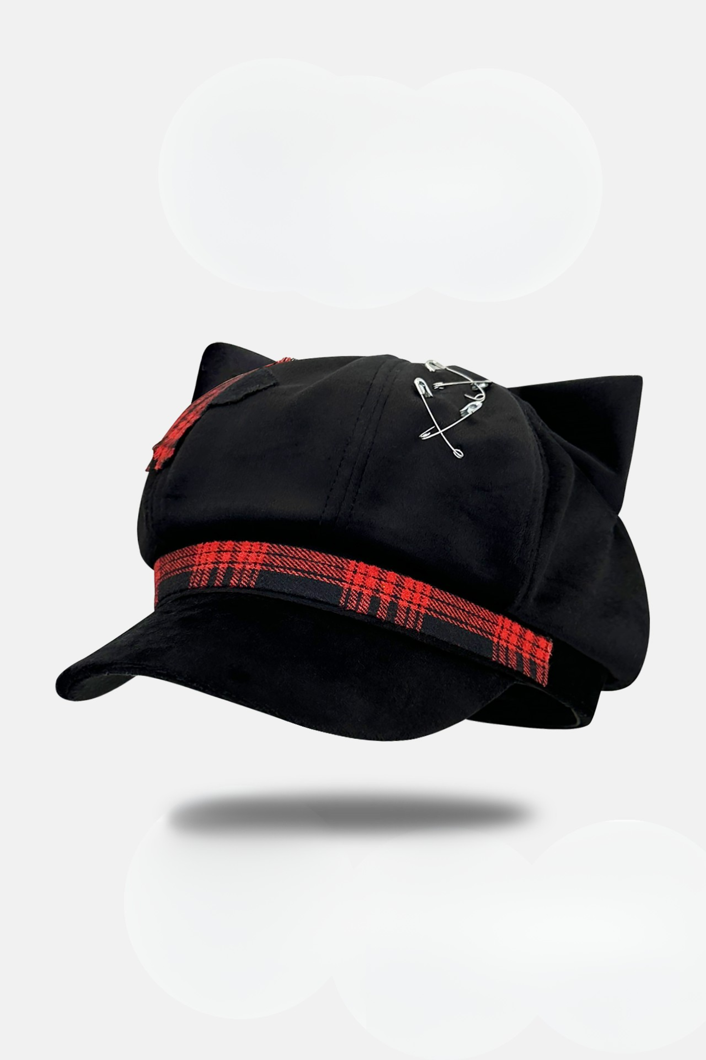 Cat Ear Subculture Plaid Hat