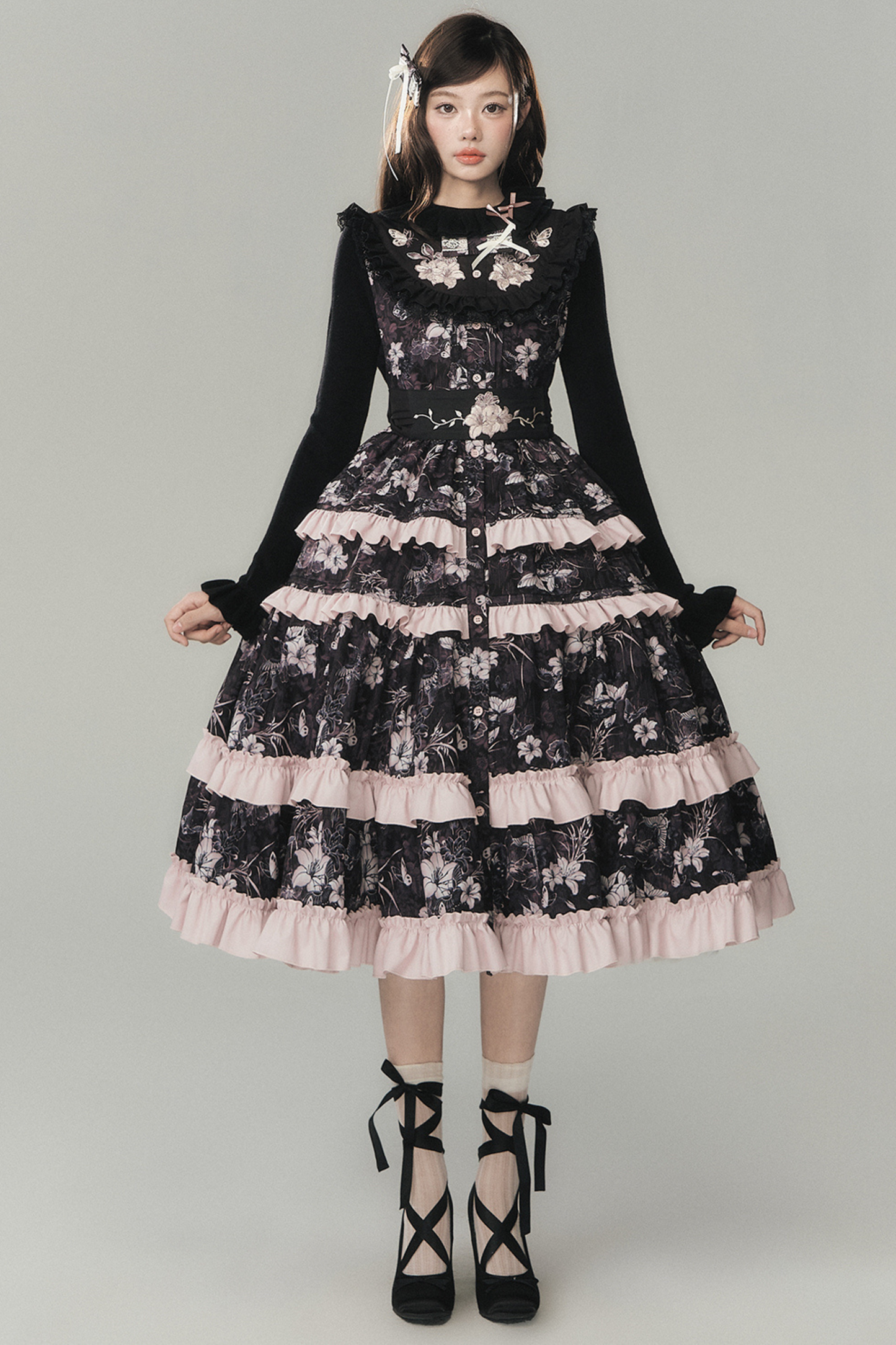 Lolita Vest Dress + Top + Belt