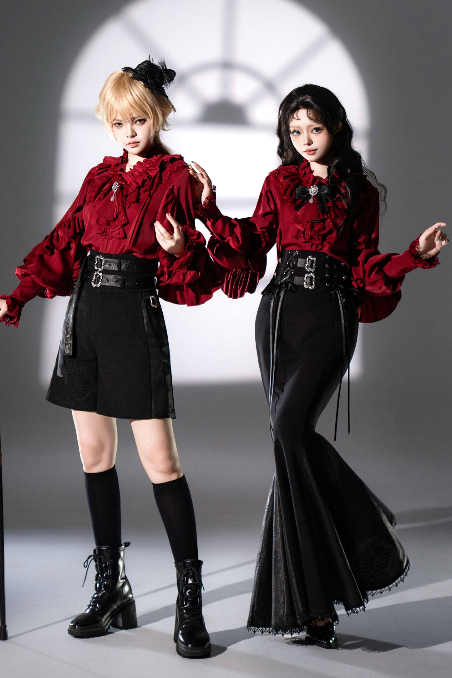 [pre-order Deadline: March 16] Classical Lolita Shirt + Asymmetrical Skirt + Fishtail Skirt + Shorts
