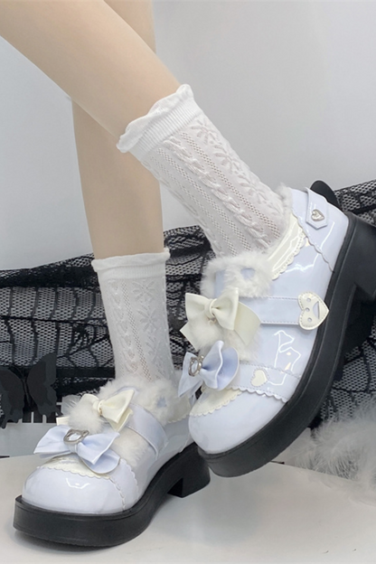 Double Ribbon Sweet Girly Shoes
