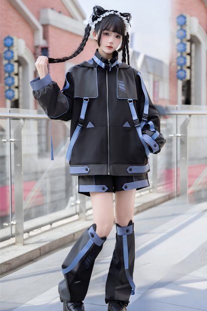 Cyber Wildcat Jacket + Shorts + Leg Covers