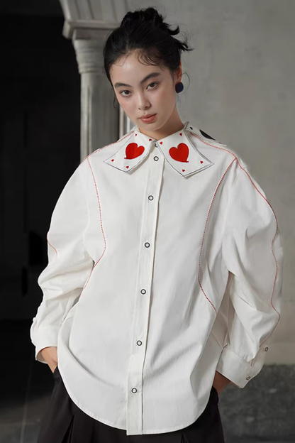 Playing Card Fantasy Color Blouse