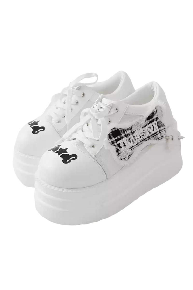 Rock and Roll Subculture Platform Sneakers