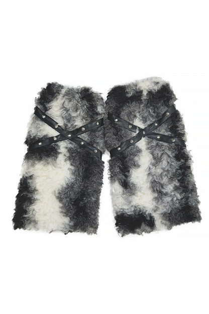 Bunny Mode Hooded Coat + Fur Leg Covers