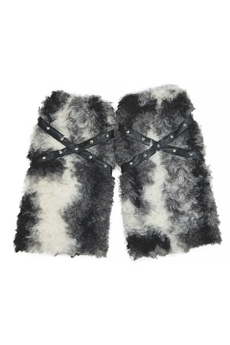 Bunny Mode Hooded Coat + Fur Leg Covers