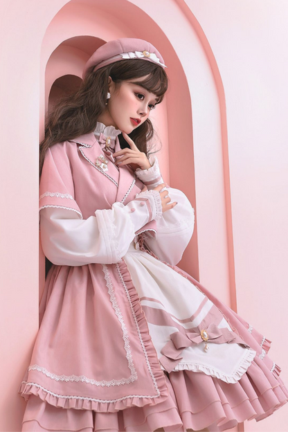 Pure Sweet Lolita Jumper Skirt + Hat + Headband