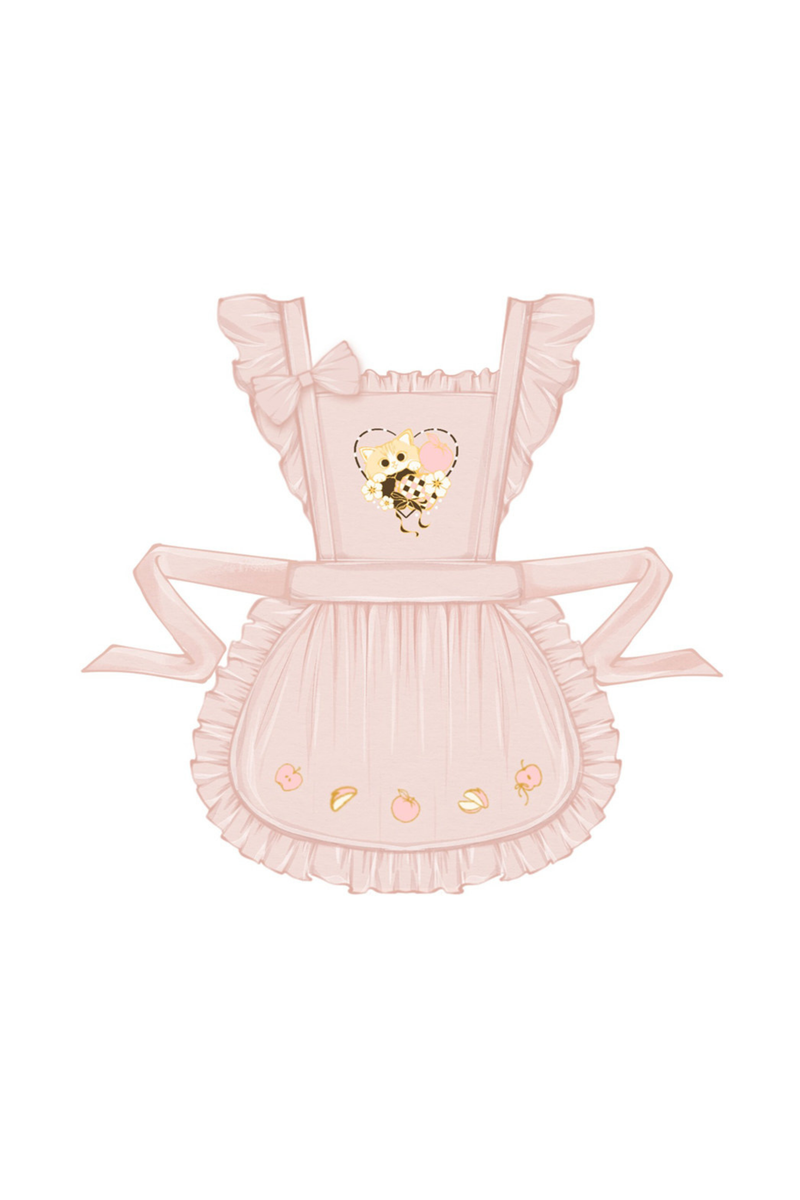 Chinese-style Sweet Circus Apron + Top + Skirt + Clip