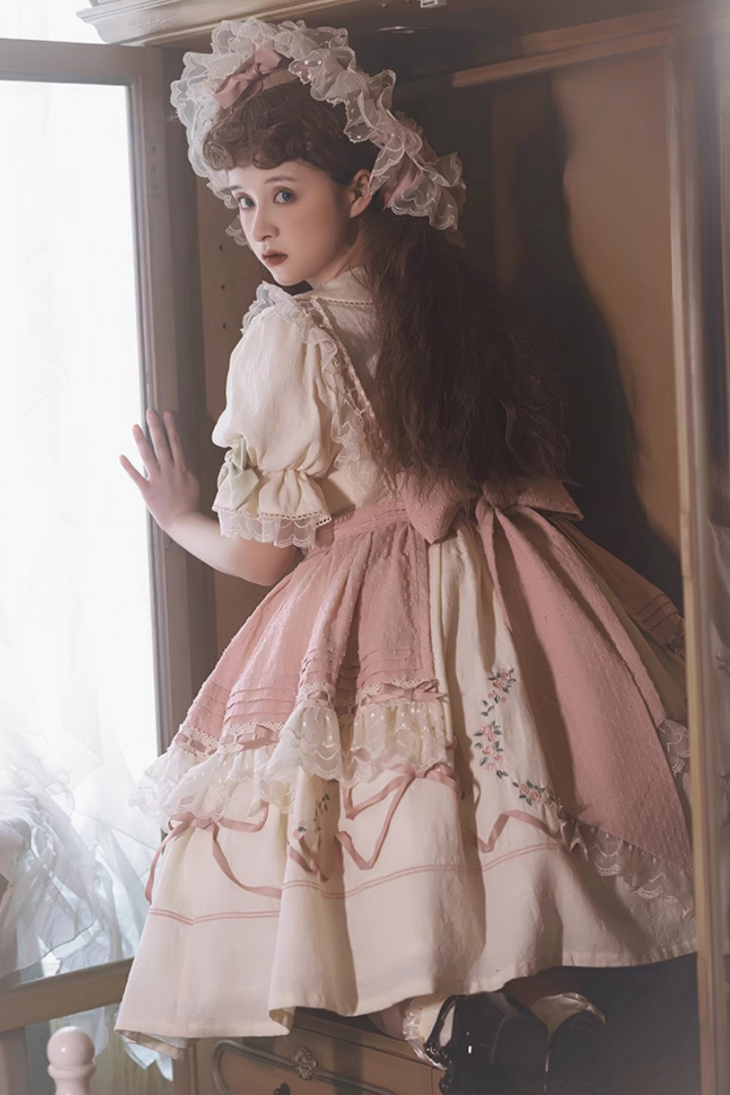 Rose Afternoon Tea Sweet Girly Lolita Dress