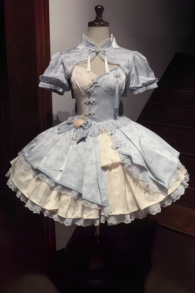 Chinese-style Smoky Lolita Dress