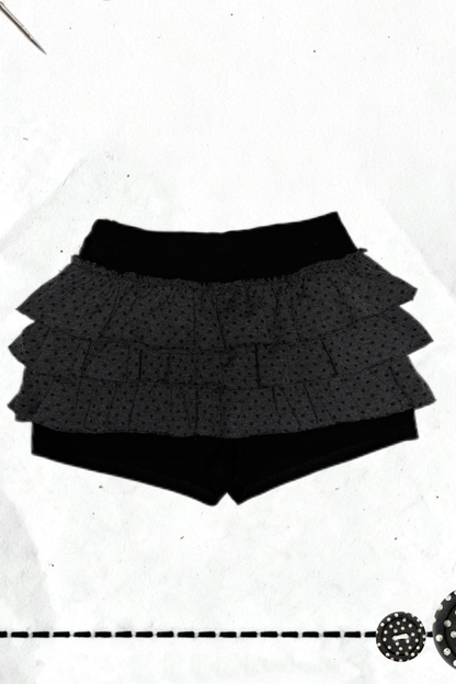 Cross Dot Turtleneck Top + Skirt + Pendant