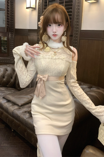 Lace Tight Dress