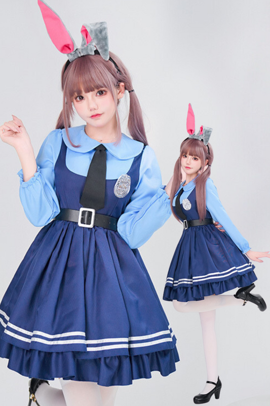 Officer Judy Bunny Police Cosplay Set