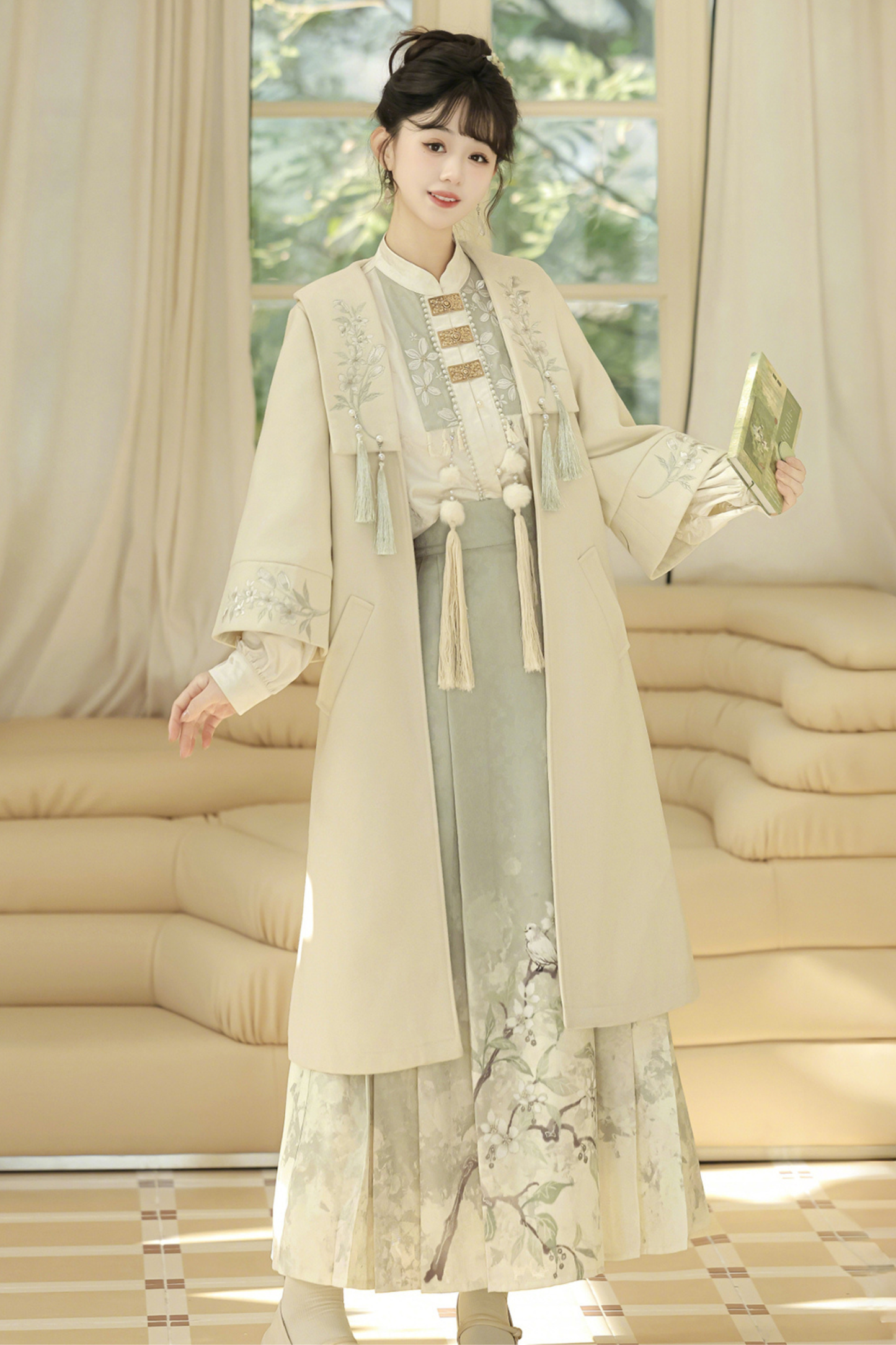 Forest China Coat + Skirt + Top