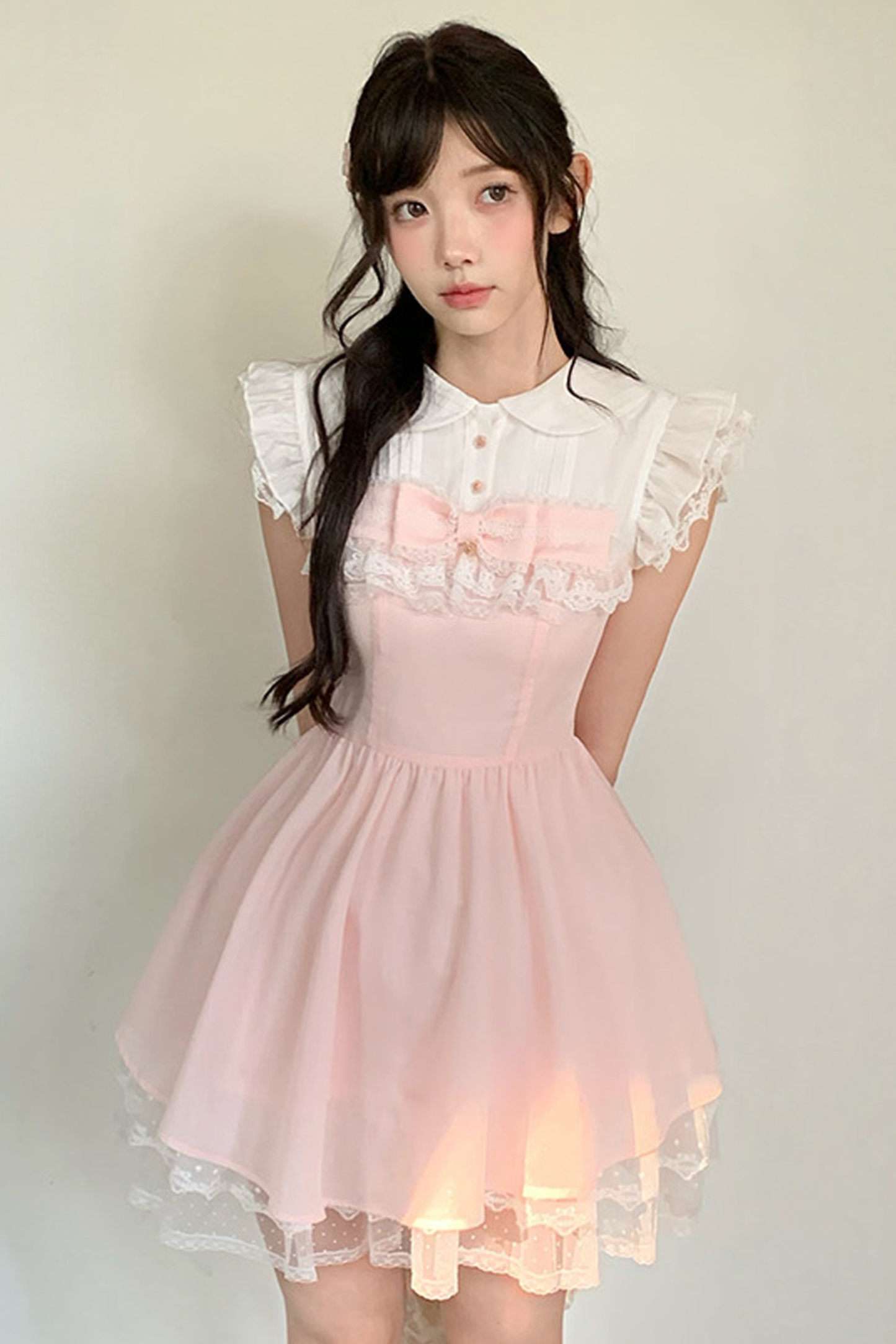 Sweet Girly Lace Princess Dress