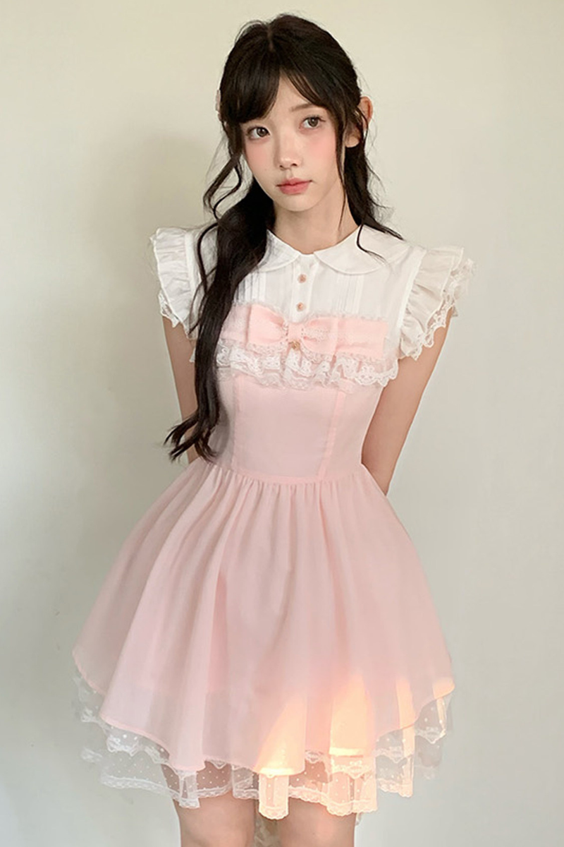 Sweet Girly Lace Princess Dress