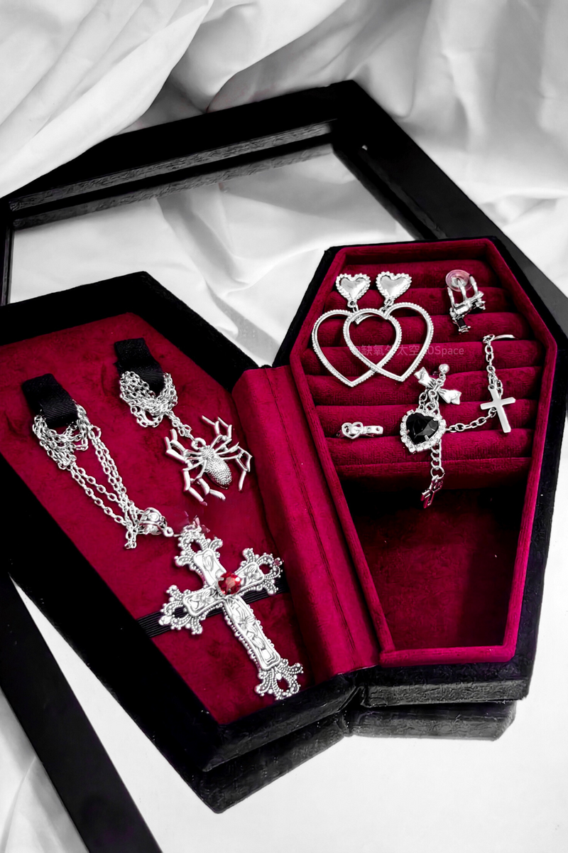 [pre-order] Velvet Necklace Ring Jewelry Box