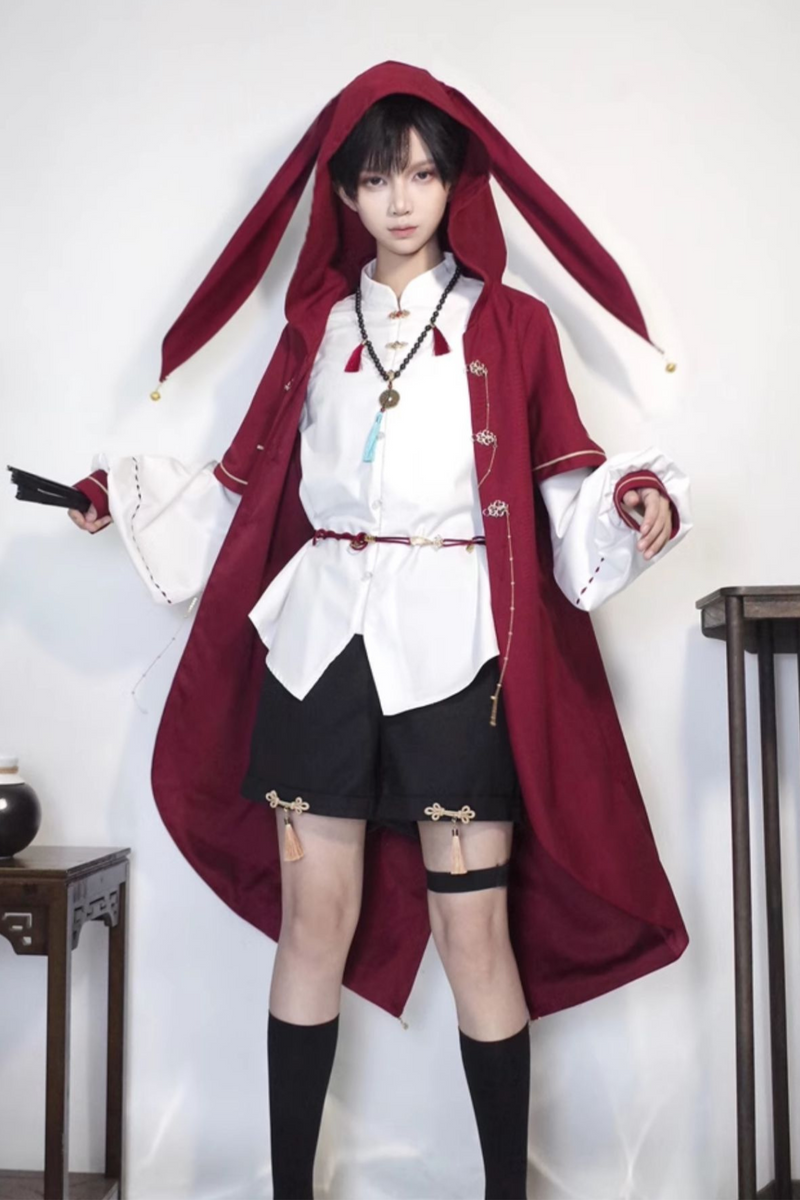 Bunny Hood Prince Outerwear + Shirt + Shorts