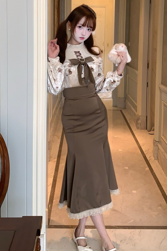 Bear Design French Dress
